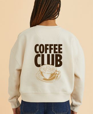Women's sweatshirt Coffee club