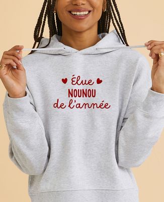 Hoodie femme Elue maîtresse de l’année