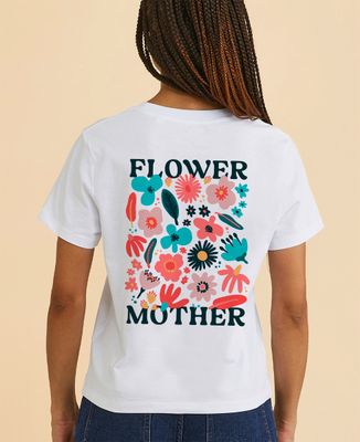 Women's T-Shirt Flower mother - Mom's gifts, Mom/Dad-to-be