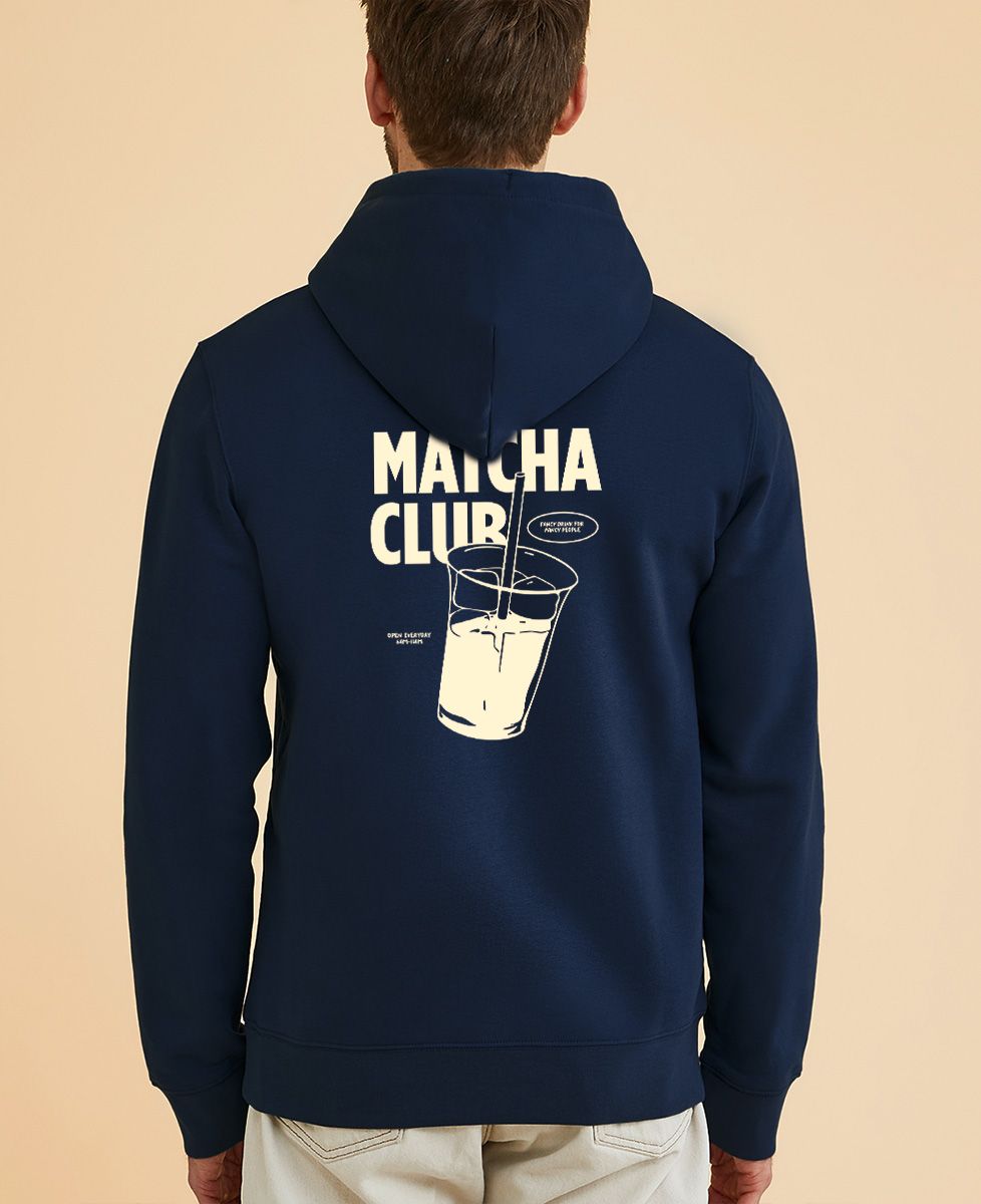 Sudadera con capucha para hombre Club Matcha