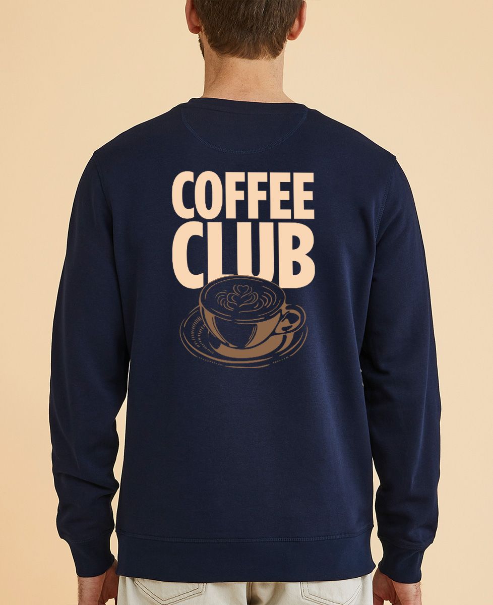 Sweatshirt Mann Coffee Club