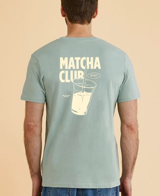 Heren-T-shirt Club Matcha
