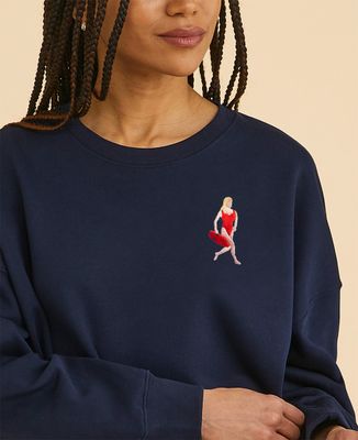 Sweatshirt femme Alerte sur la plage Pamela