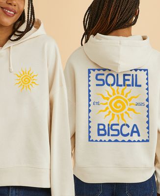 Hoodie femme Soleil personnalisé