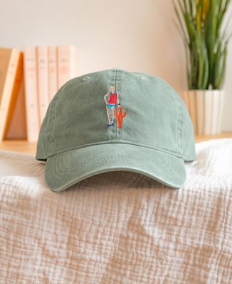 Casquette On attend pas Patrick (homard)