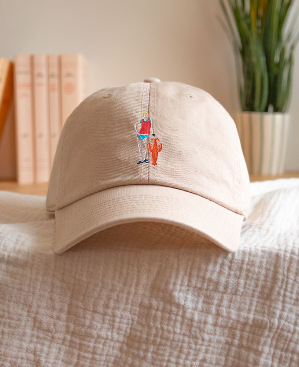 Casquette On attend pas Patrick (homard)
