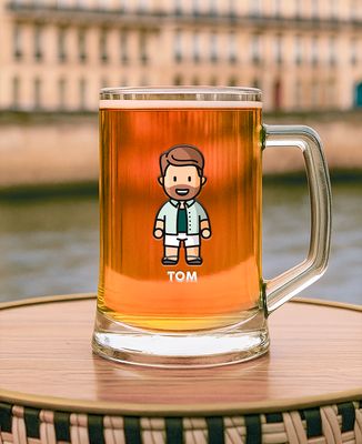 Boccale di birra Statuetta per adulti stampata e personalizzata - Aperitivo
