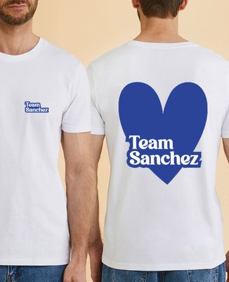 Team surname and velvet heart