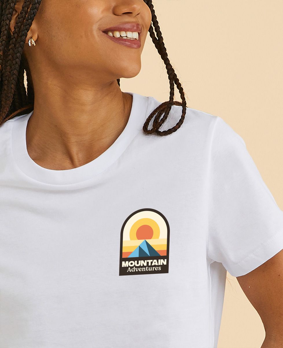 T-shirt per lei Avventure in montagna