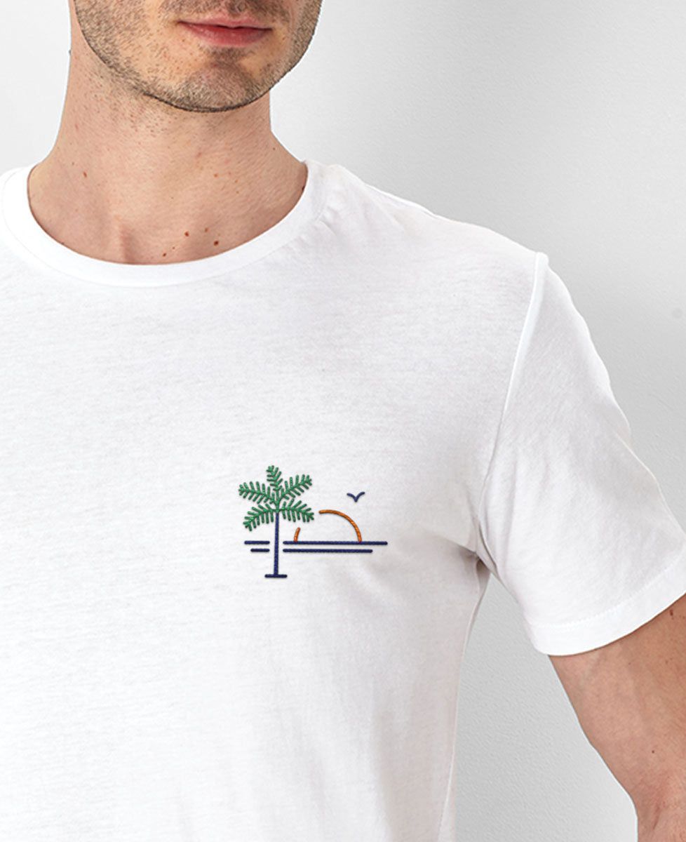 T-shirt homme Sunset (brodé)