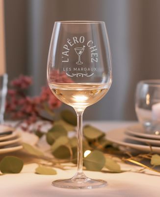 L'apéro chez les nom de famille gravé