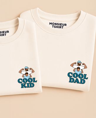 Sweatshirt homme Cool dad muscles illustré - Cadeaux Papa