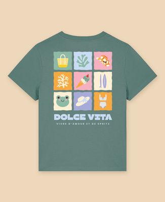 T-shirt femme Texte et mosaïque personnalisé - Apéro