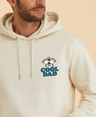 Hoodie homme Cool dad muscles illustré - Cadeaux Papa