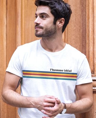 T-Shirt homme Bandes de couleur personnalisé