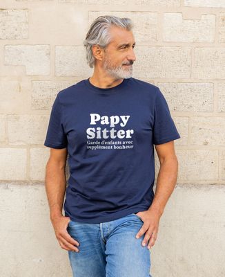 T-shirt homme Papy sitter - Cadeaux Papy, Cadeaux Mamie