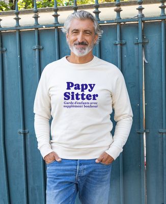 Sweatshirt homme Papy sitter - Cadeaux Papy, Cadeaux Mamie