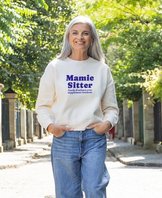 Sweatshirt femme Mamie sitter - Cadeaux Mamie