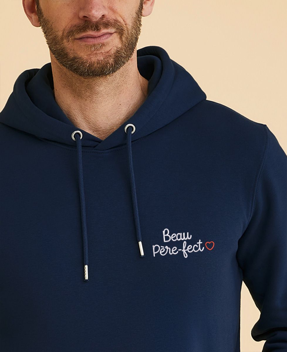 Hoodie homme Beau père-fect brodé