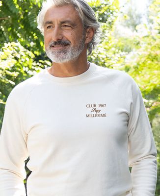 Sweatshirt homme Papy millésimé brodé - Cadeaux Papy