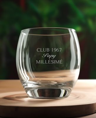 Verre à whisky Papy millésimé gravé - Apéro, Cadeaux Papy, Mariage