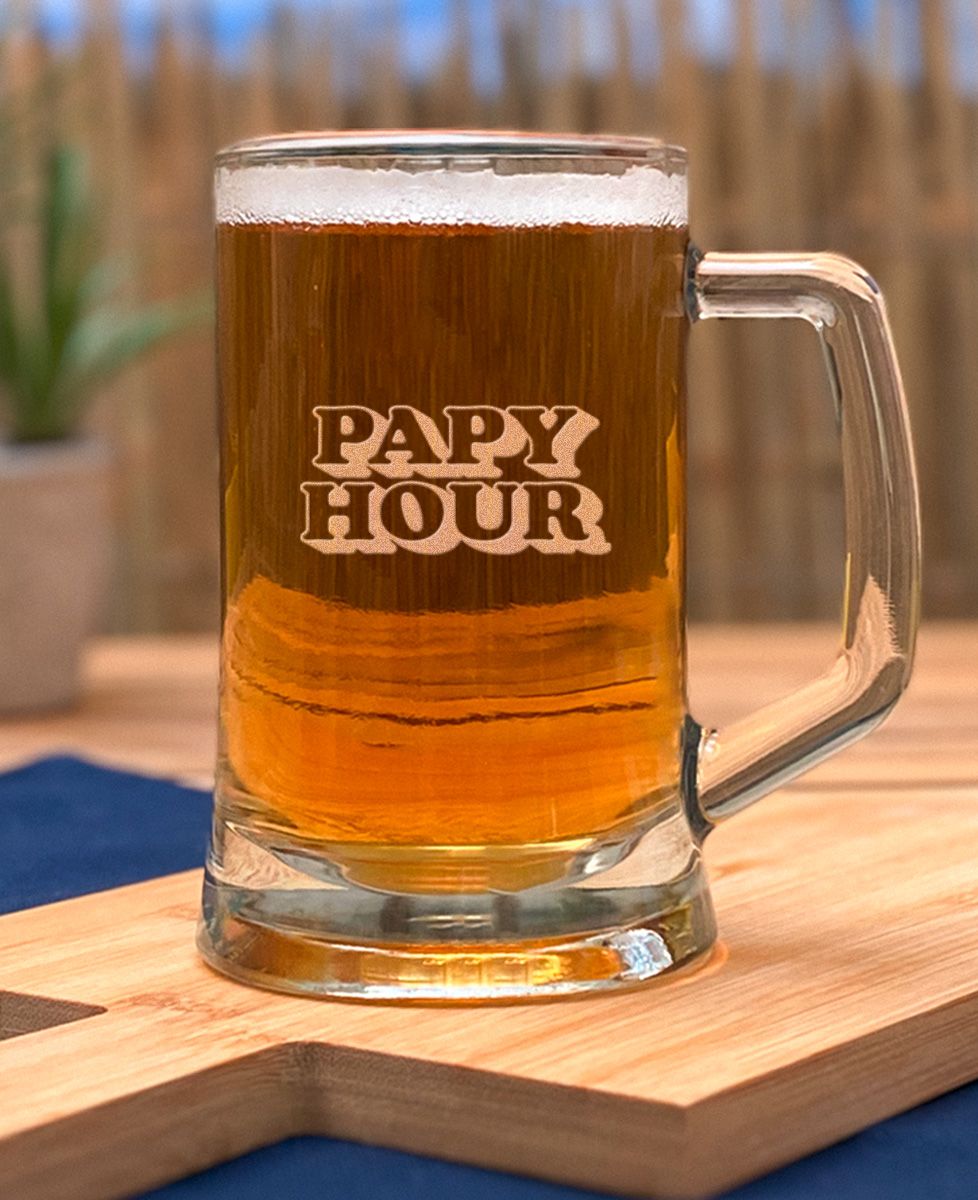 Chope de bière Papy Hour - Apéro, Cadeaux Papy