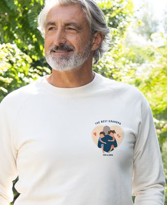 Men's sweatshirt The best personalized grandpa - Papy's gift