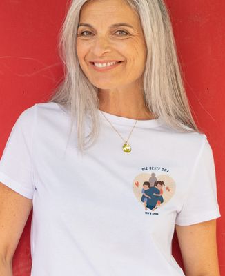 T-Shirt Frau Die beste personalisierte Oma - Geschenke Oma