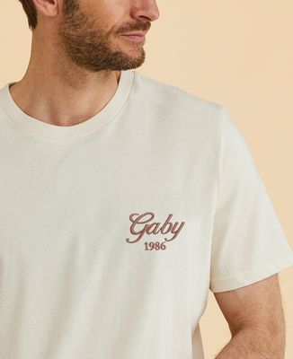 Camiseta para hombre Nombre y fecha bordados y personalizados - Regalos para papá, Regalos para mamá, El regalo del abuelo