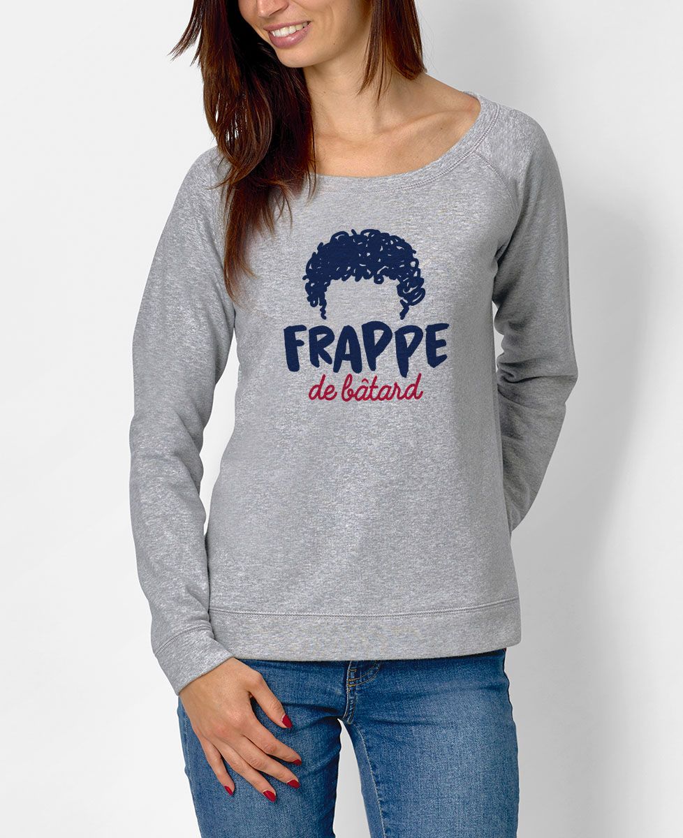 Sweatshirt femme Frappe de bâtard - Sport, Football