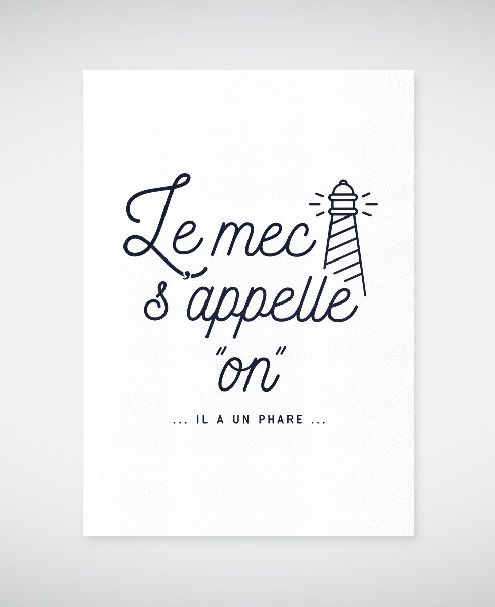 Affiche Le mec s'appelle On