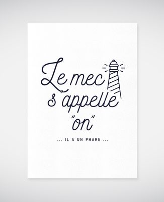 Affiche Le mec s'appelle On