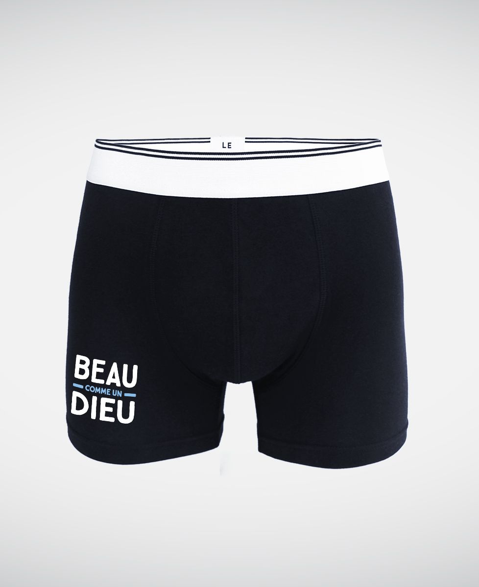 Boxer Homme Beau comme un Dieu Monsieur TSHIRT Lingerie