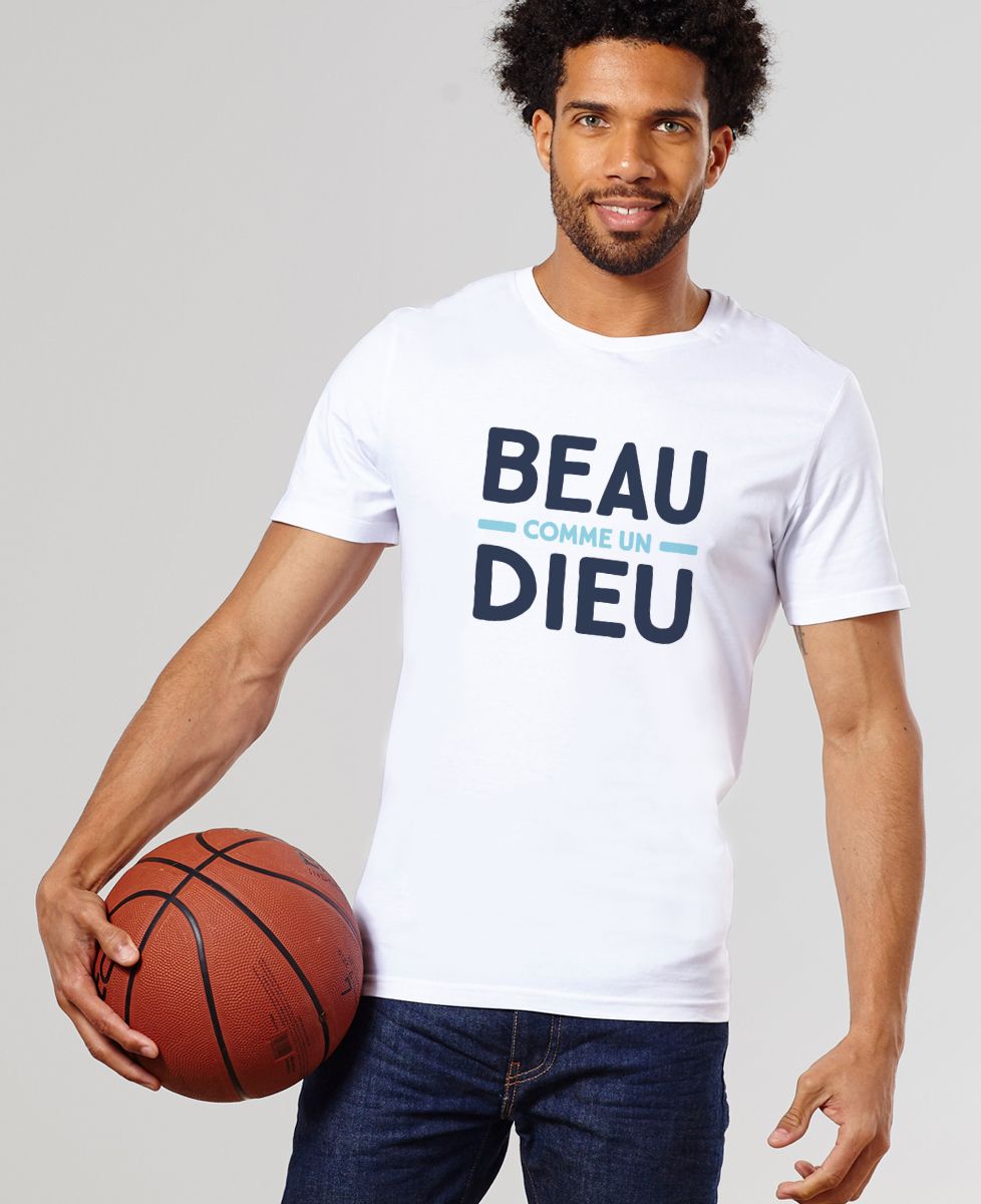 Tshirt Homme Beau comme un Dieu Monsieur TSHIRT
