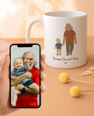 Grandpa and me from your photo