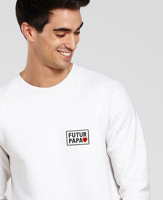Sweatshirt homme Futur Papa (brodé) - Cadeaux Papa, Cadeaux Maman, Future Maman, Cadeaux Couple