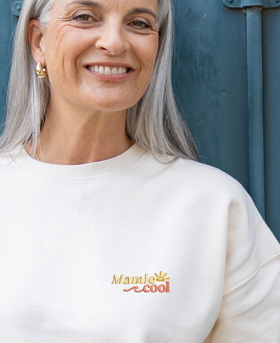 Sweatshirt femme Mamie cool Summer brodé - Cadeaux Mamie