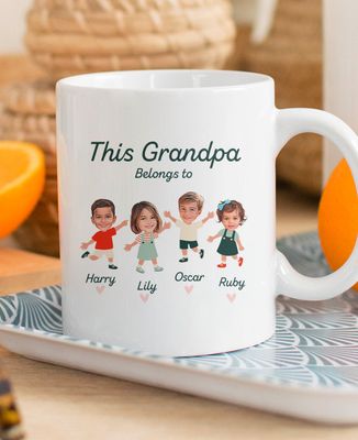 Mug This Grandpa belongs to personalized