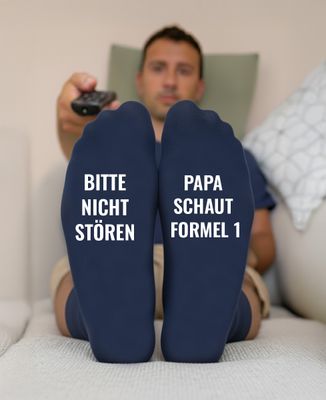 Socken für Herren Nicht stören Vorname schaut Sport personalisiert - Sport, Fußball, Rugby