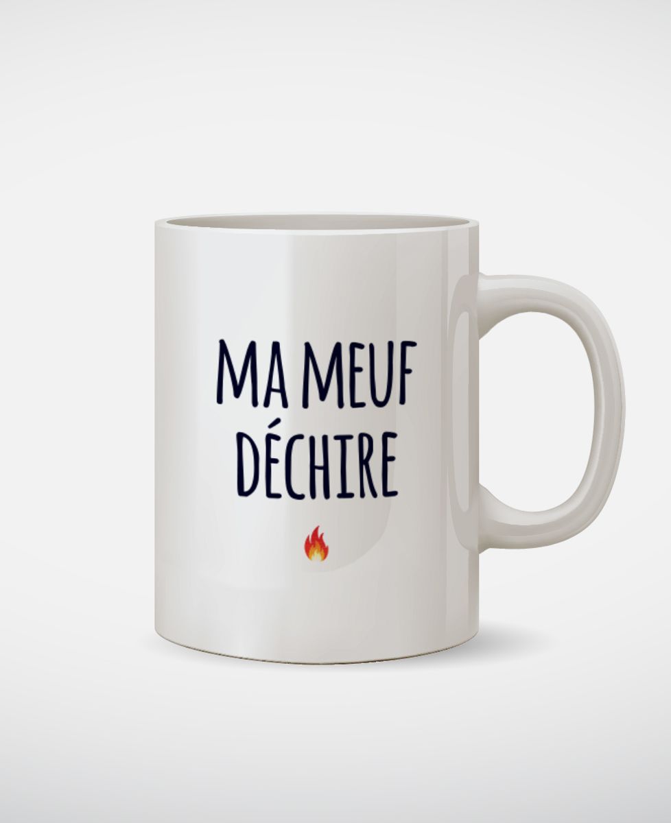 Mug Ma Meuf Déchire - Cadeaux Couple, Duo assortis