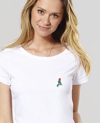 T-Shirt femme Sirène (brodé)