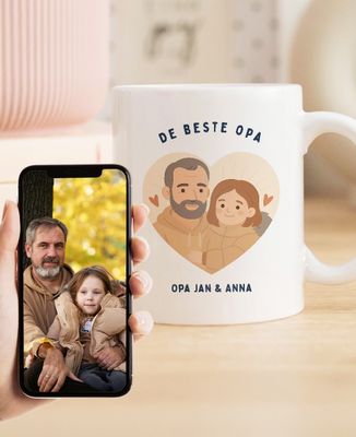 De beste opa gepersonaliseerd van een foto