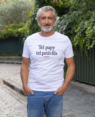 T-shirt homme Tel papy tel petit-fils - Cadeaux Papy