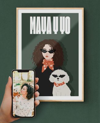 Mi mascota y yo personalizado a partir de tu foto