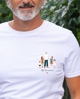 T-Shirt für Männer Opa und ich personalisiert