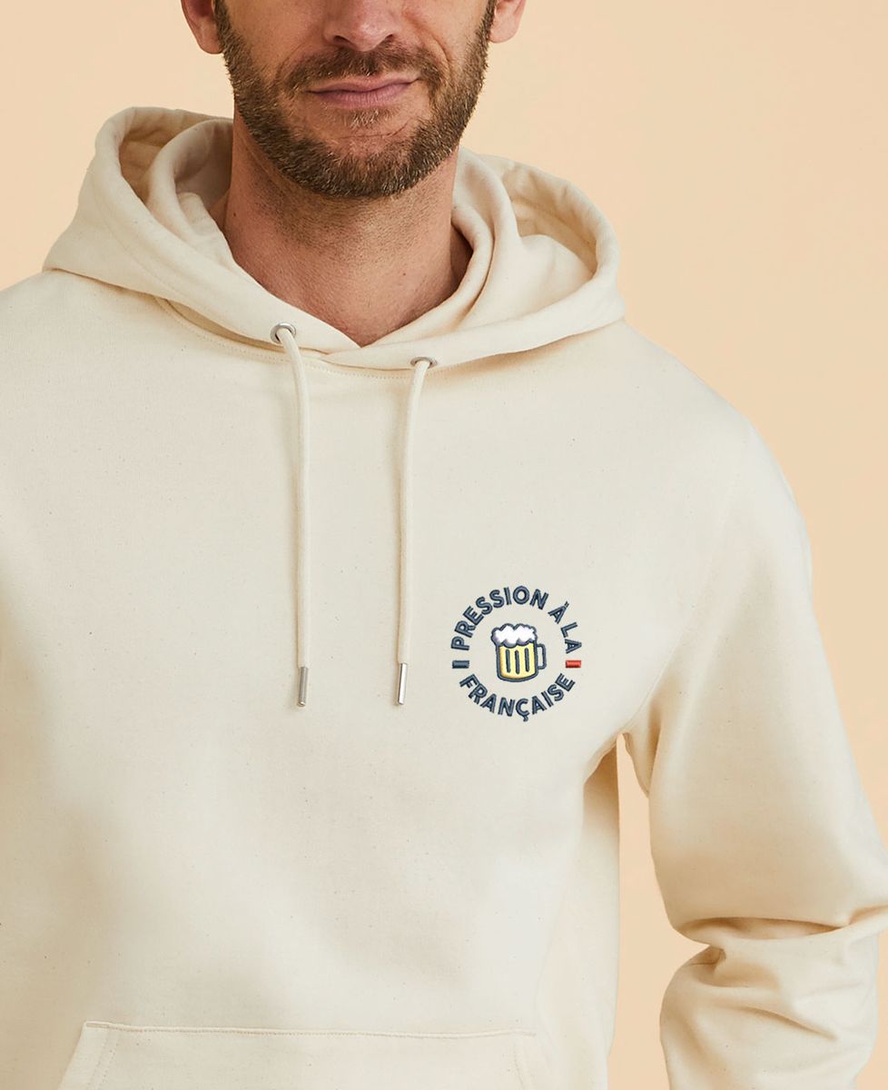 Hoodie homme Pression à la française - Apéro