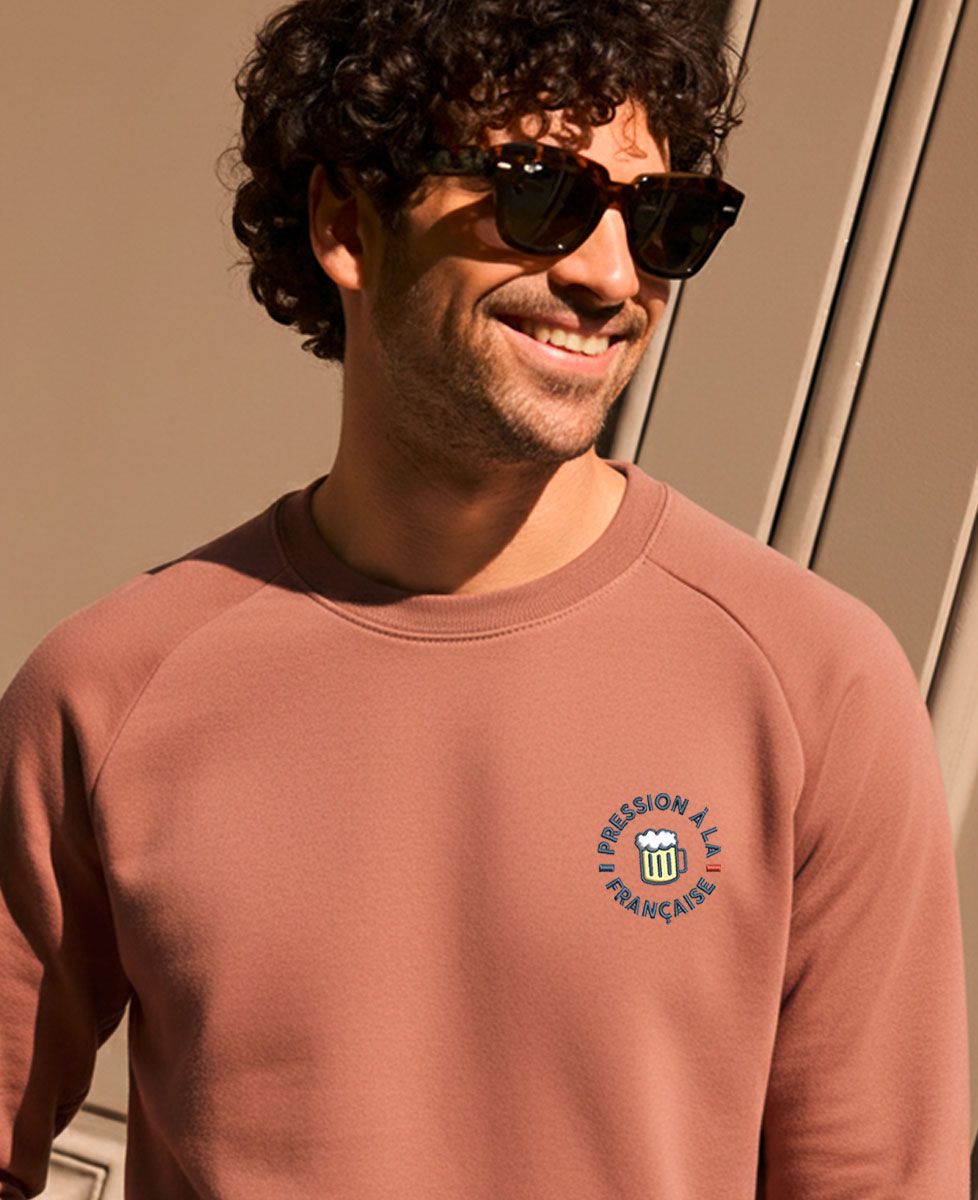 Sweatshirt homme Pression à la française - Apéro