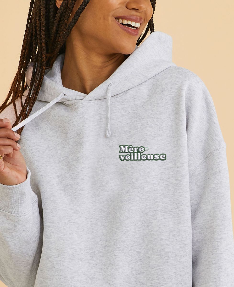 Hoodie femme Mère-veilleuse vintage - Cadeaux Maman