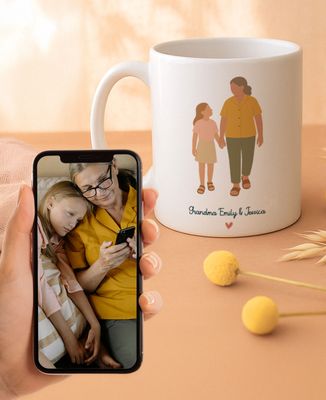 Grandma and me from your photo