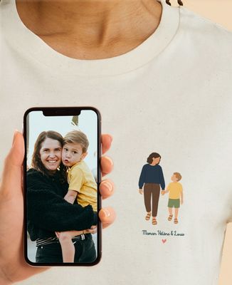Maman et moi à partir de votre photo